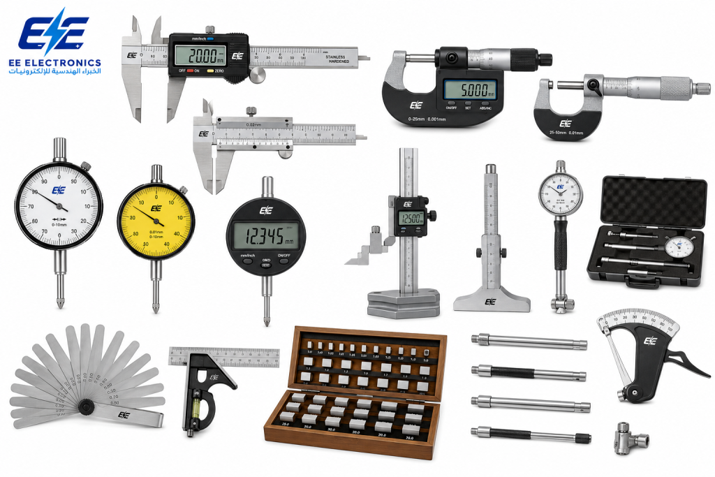 Precision Measuring Tools (Calipers, Micrometers & Dial Gauges)