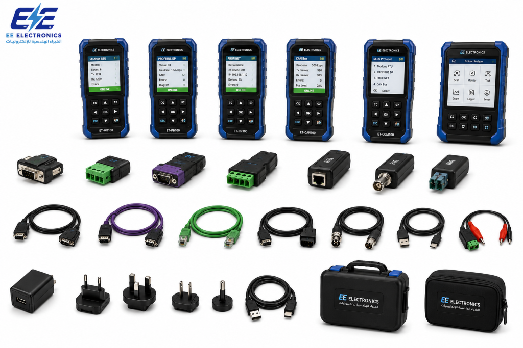 Communication Protocol Testers (Modbus, Profibus, Profinet, CAN Bus)