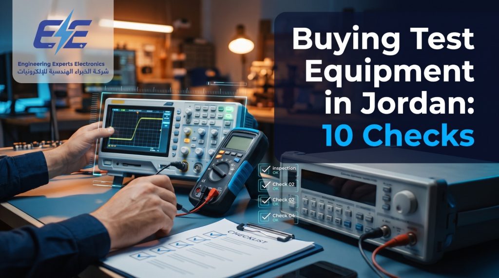 Buying test equipment in Jordan